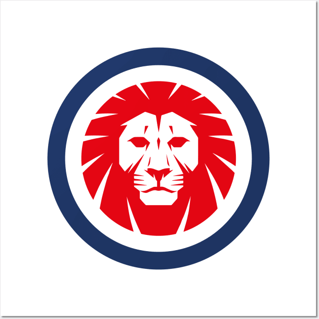 British Lion Wall Art by Chairboy